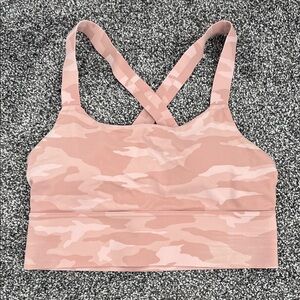 Athleta Camo Pink Sports Bra - Small